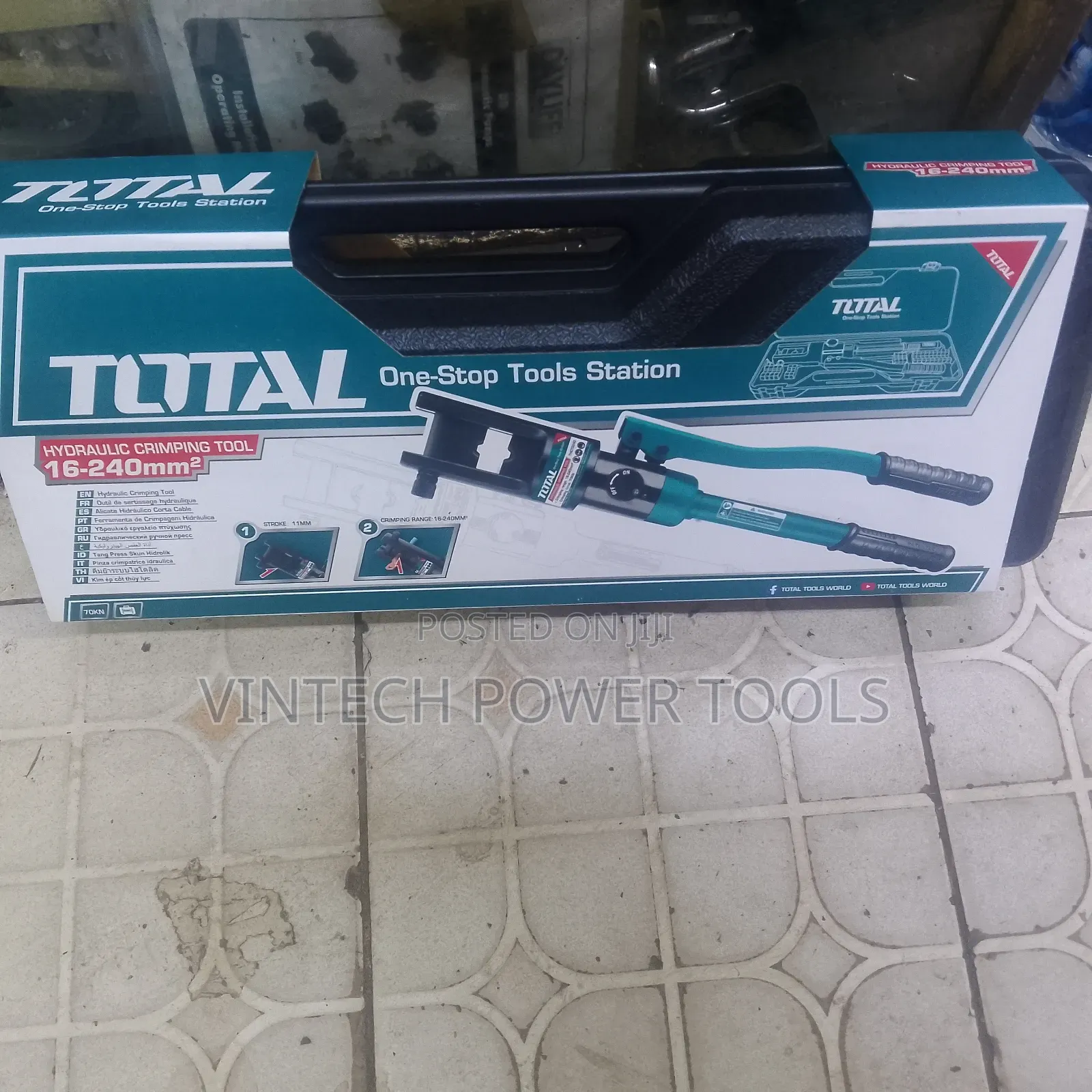 Total Hydraulic Climping Tool 16-240mm2