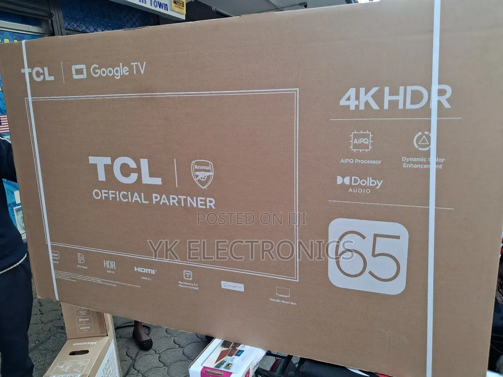 TCL 65′′ V6c (New 2025) HDR Google Tv – 65v6c