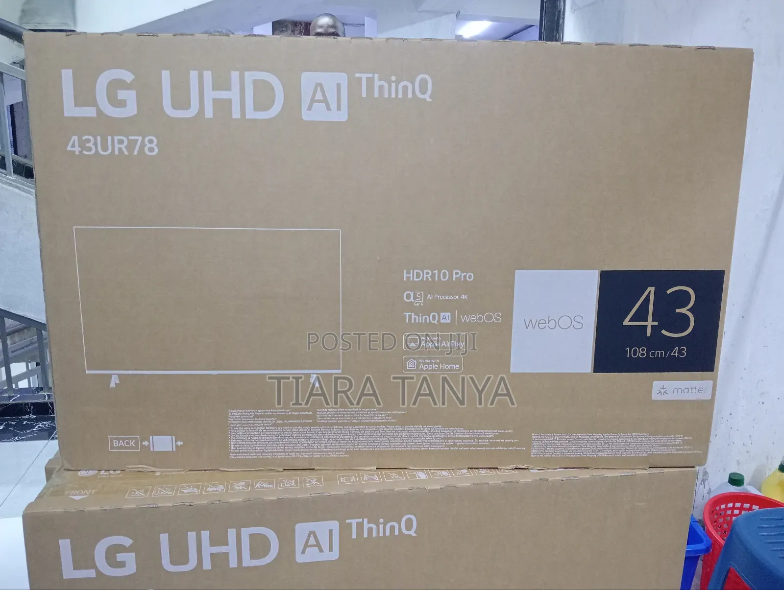 Lg 43" Smart Uhd Ai Thin Q Webos Led Tv Ur78