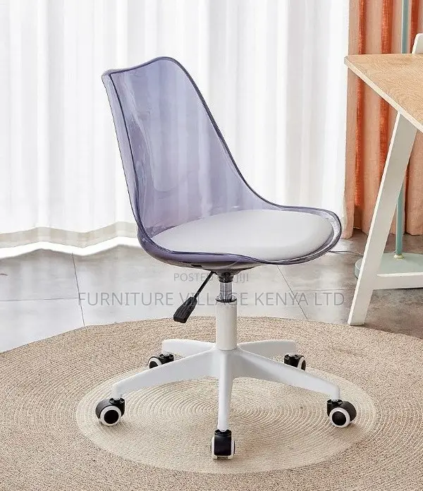 Office Chair:Minimalist Clear Eames Desk Chair With Swivel