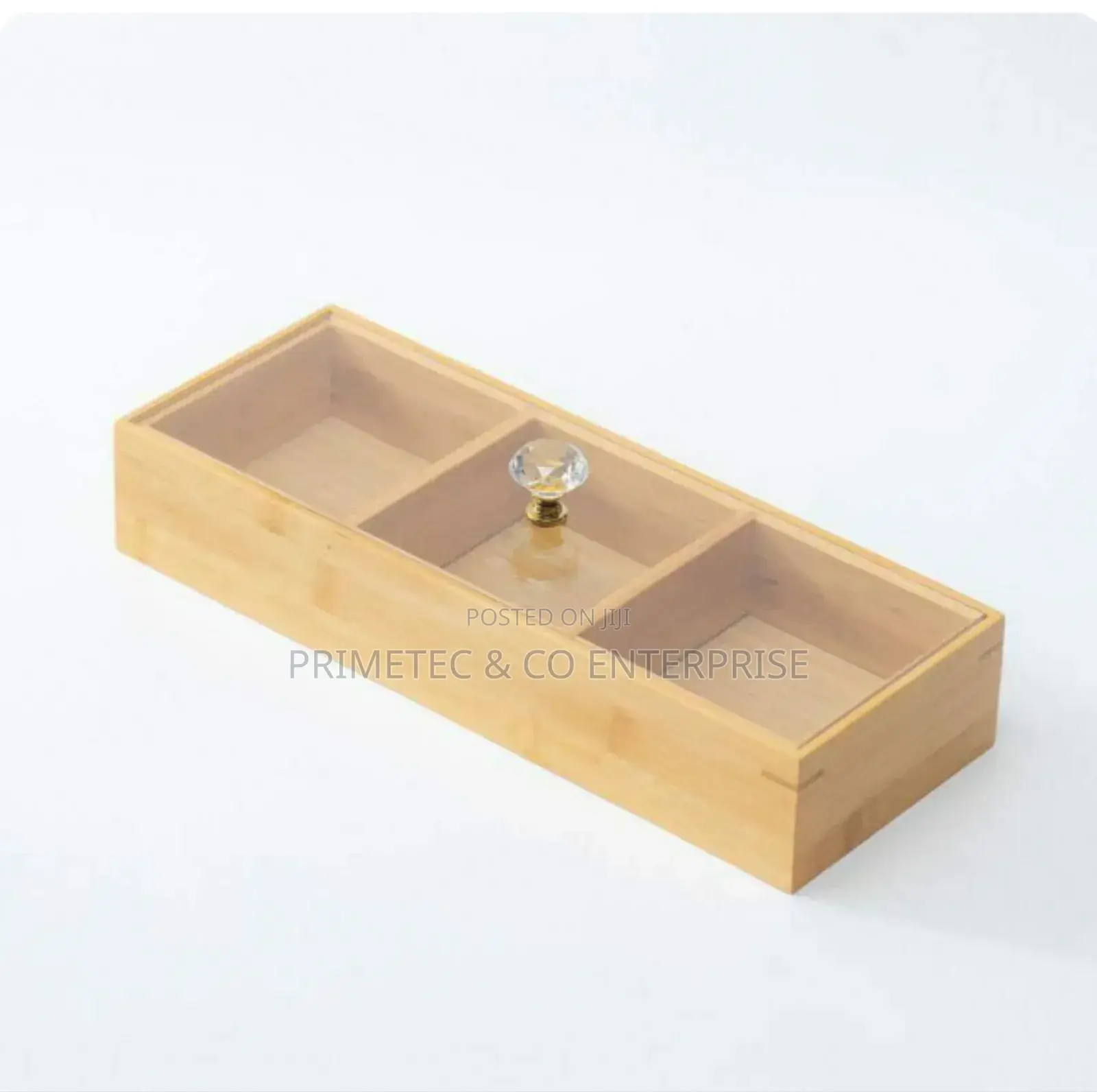 3slot Wooden Tea Bag /Candy Organizer