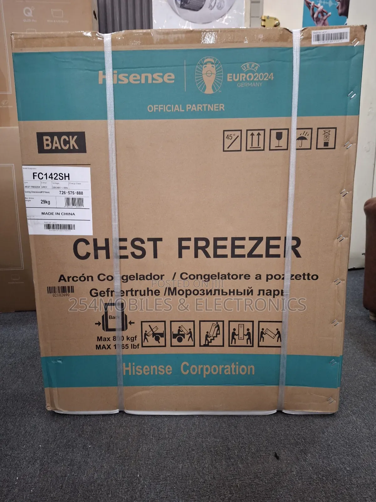 Hisense 144l Chest Freezer (Grey) Fc142sh