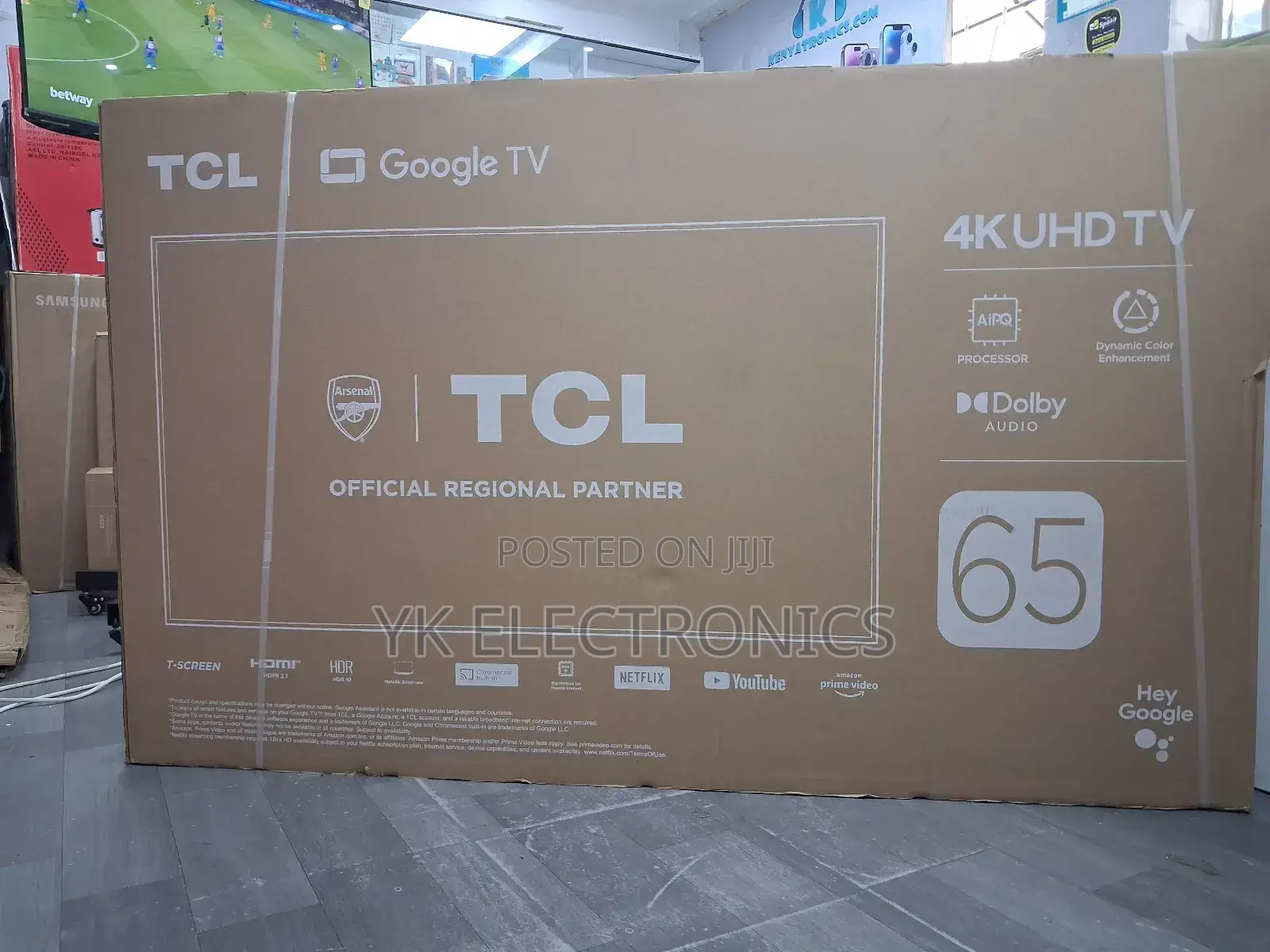 TCL 65v6b 65 Inch Uhd Google Smart Tv New Model 202