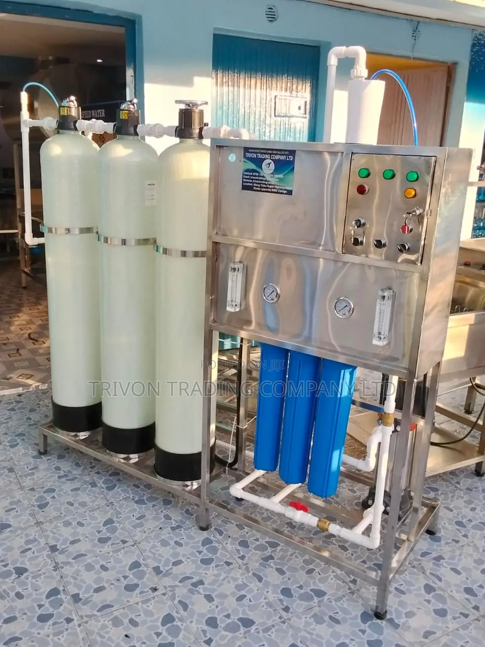 500lph Reverse Osmosis Plant