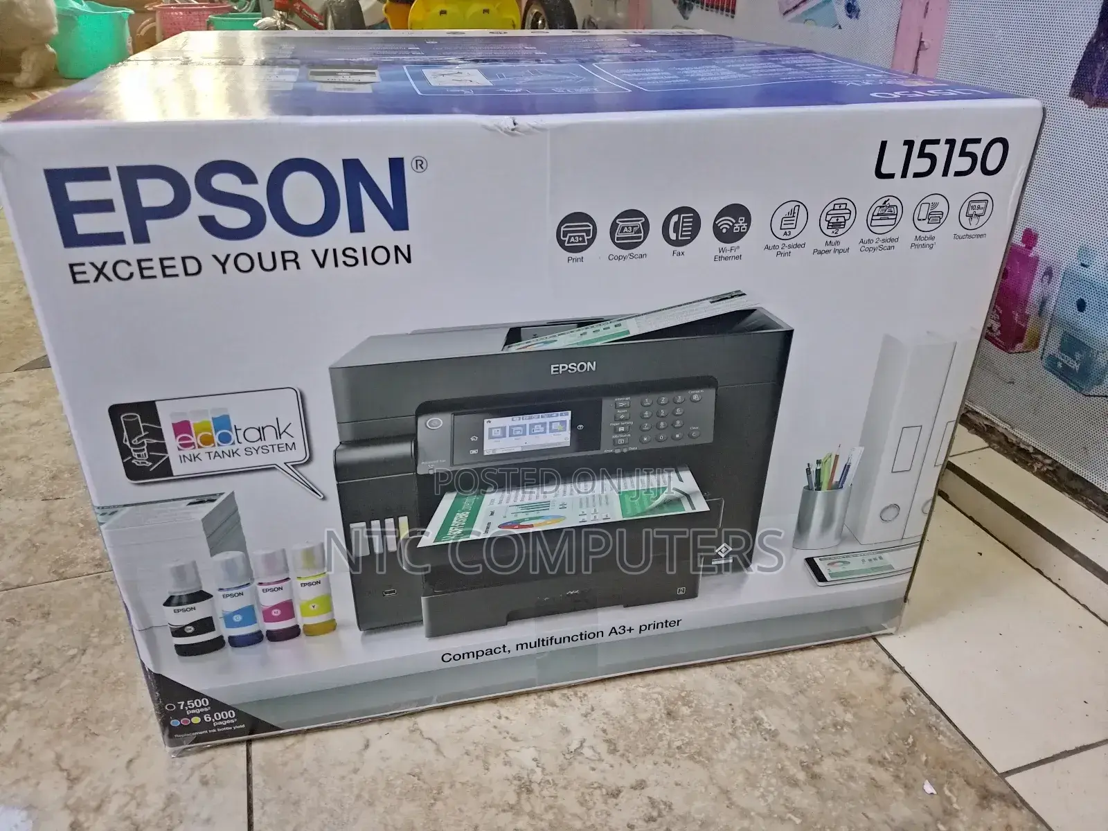 Epson L15150 Eco Tank A3 Manufunctional Ink Tank Printer