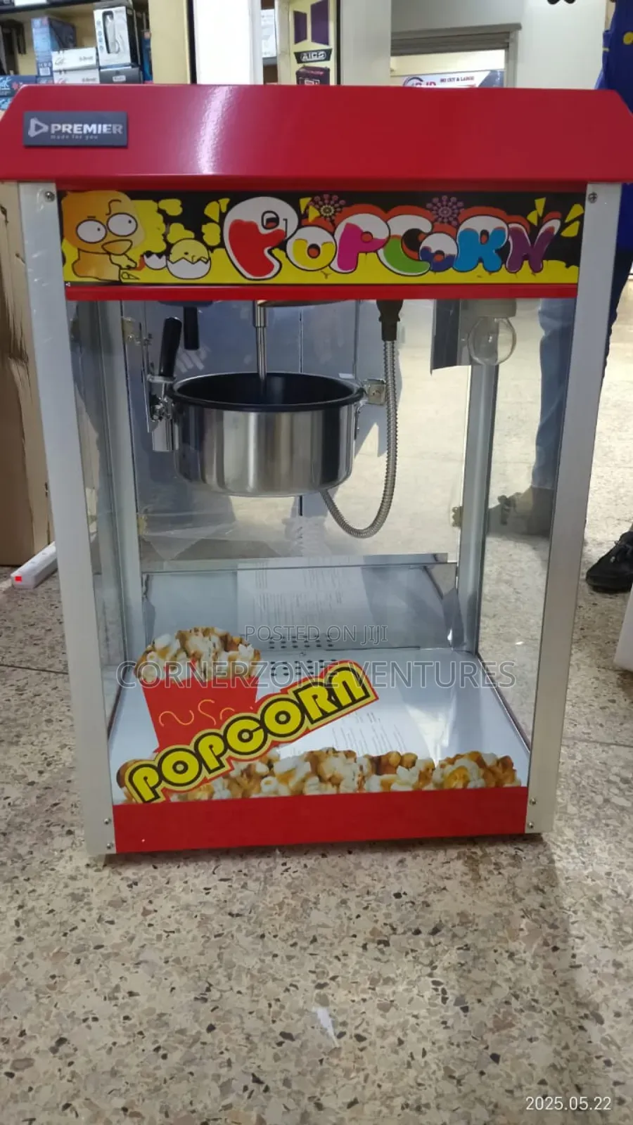 Imported Popcorn Machine/ Premier Popcorn Machine