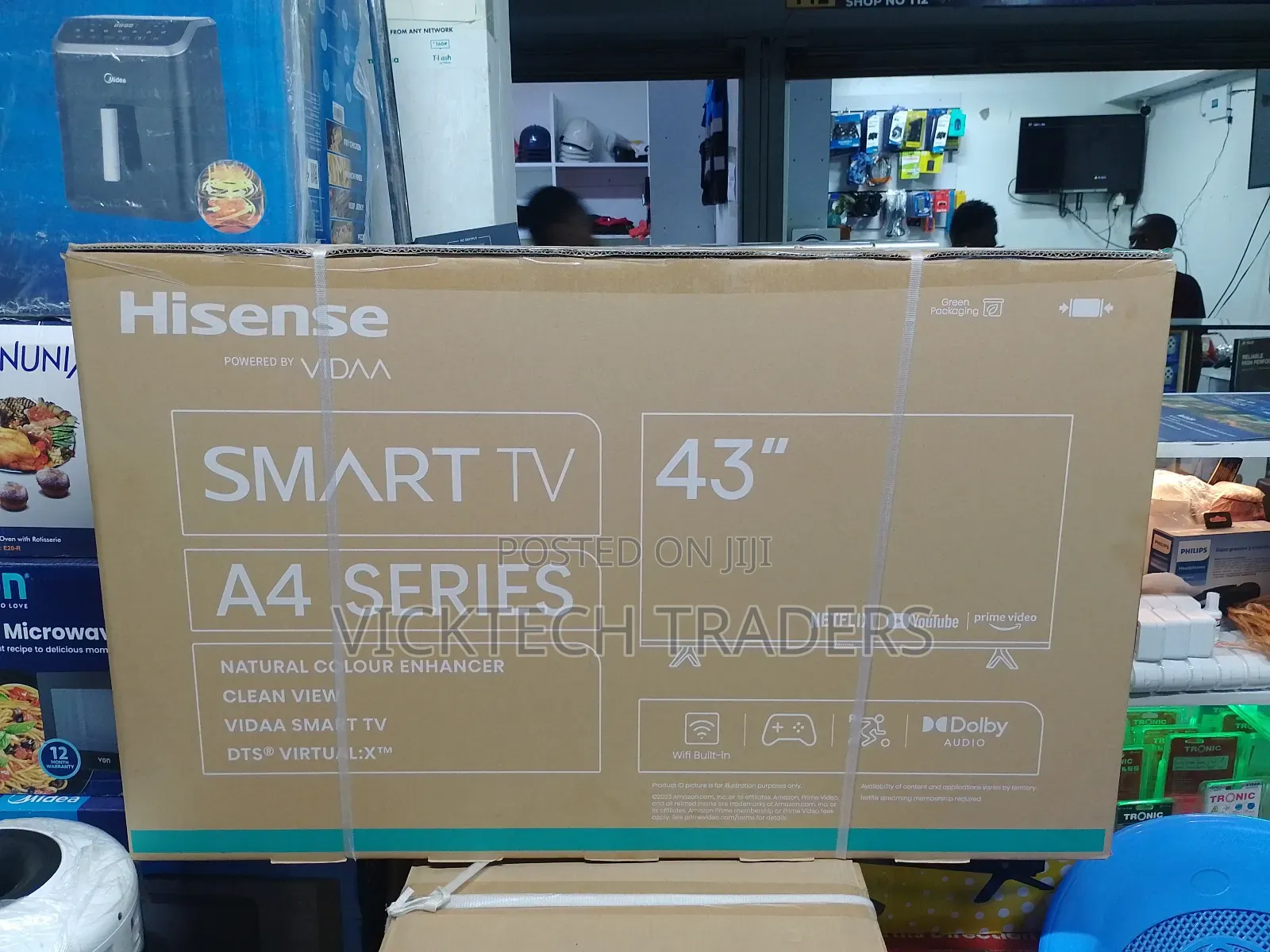 Hisense 43 Inch(43a4kken) A4 Series Smart Frameless Vidaa Tv