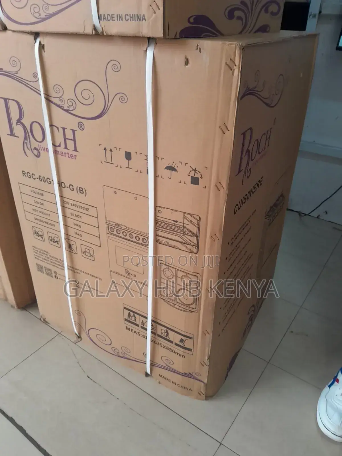 Roch Standing Cooker 60x60 3g+1e