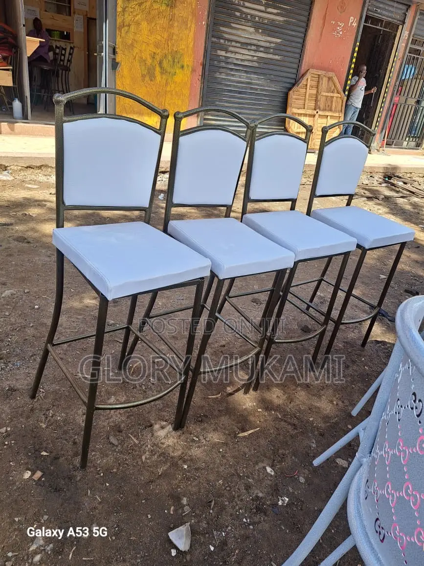 Restaurant And Bar High White Chairs Sinatabu