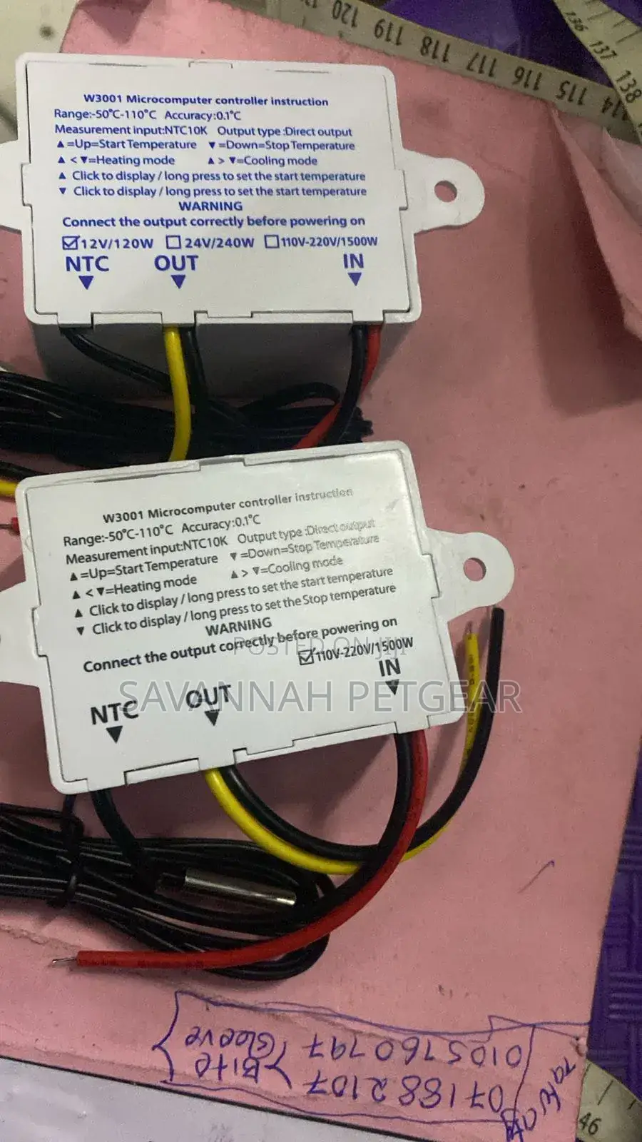 Xh-w3001 Lcd Digital Microcomputer Dc Temperature Controller