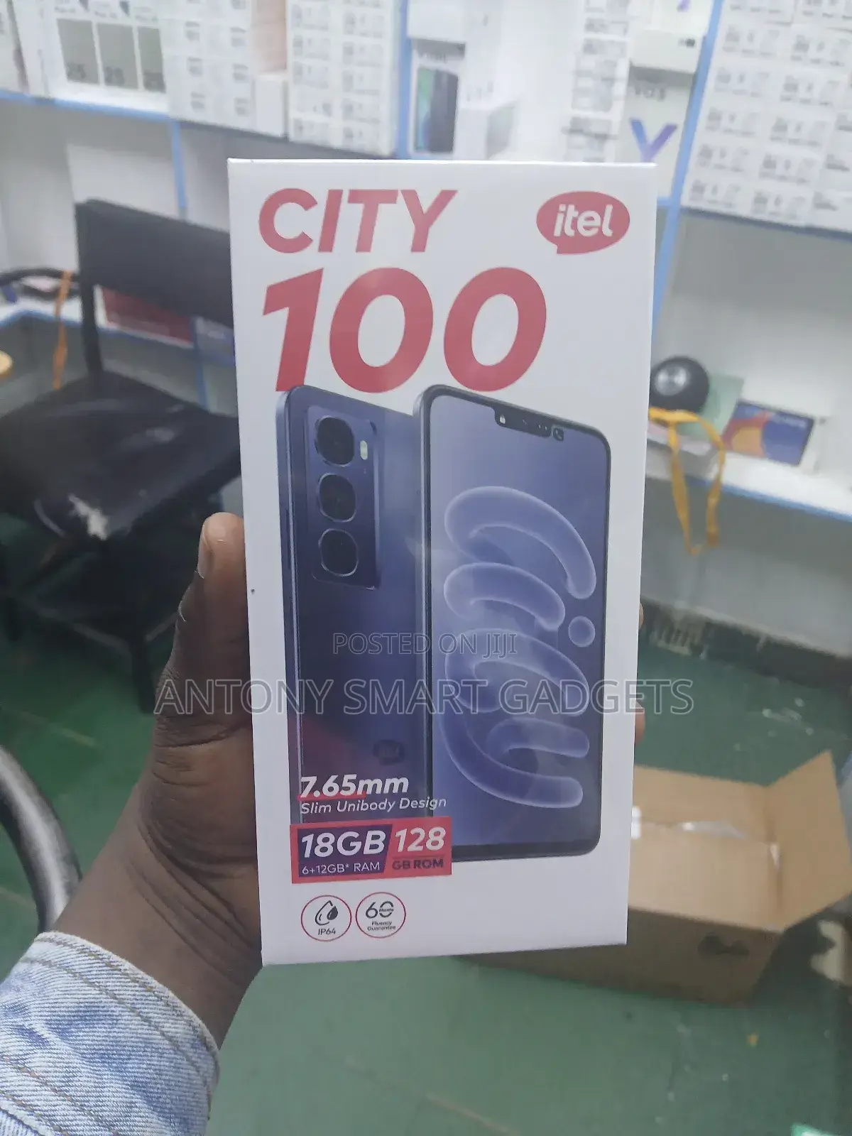 New Itel City 100 128 GB Black