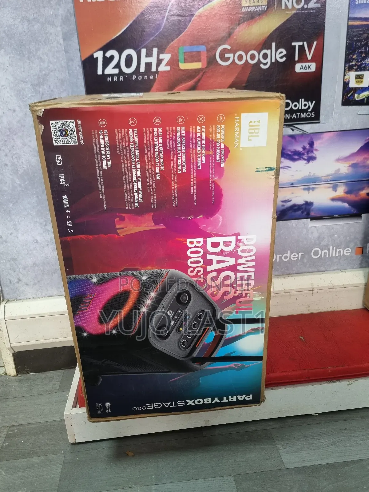 JBL Partybox Stage 320 Portable Wireless Speaker