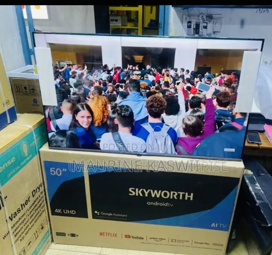Skyworth 50” Uhd Smart Tv Android 50 G3a