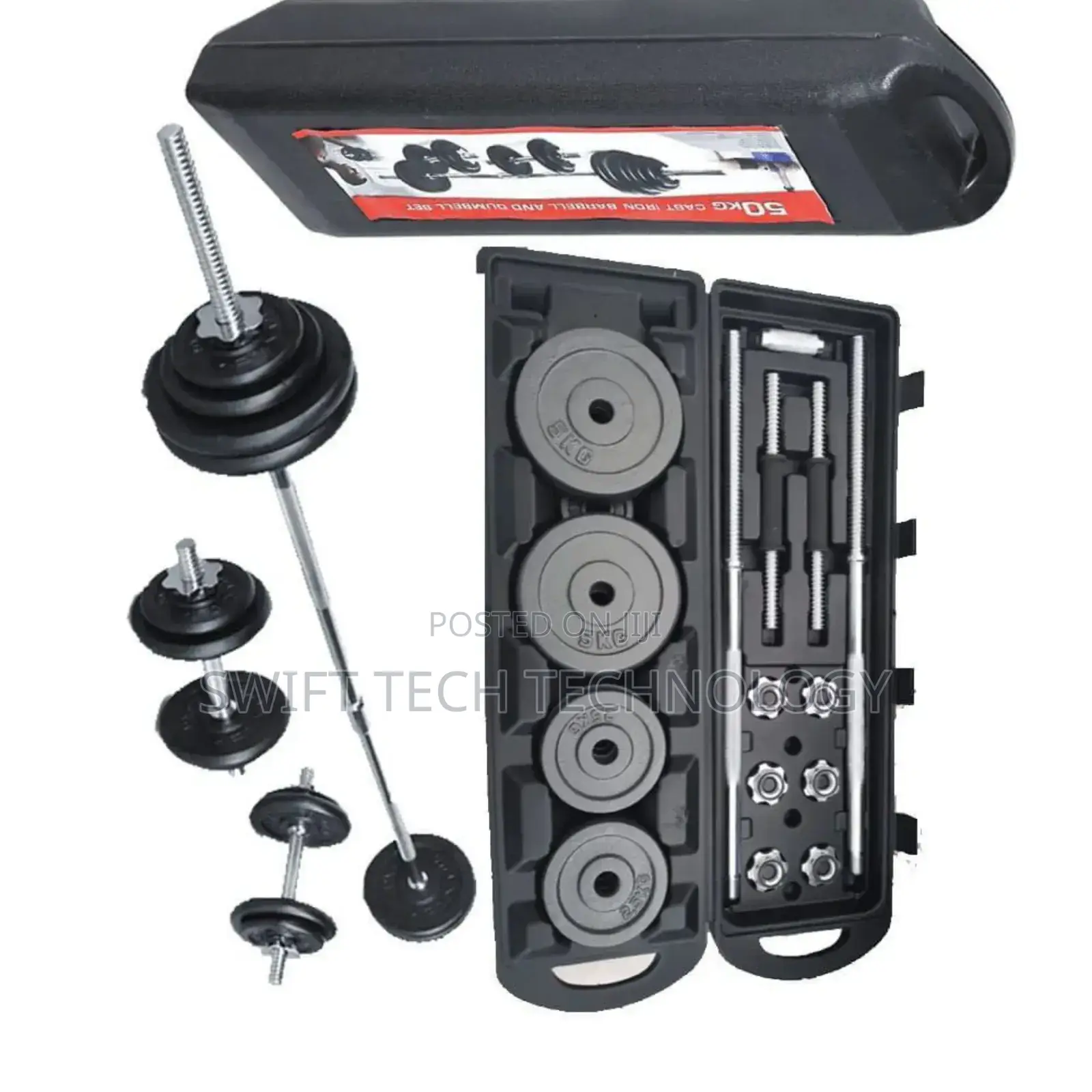 *50kg/York Barbell and Dumbbell Set* 
 / Adjustable Dumbe*