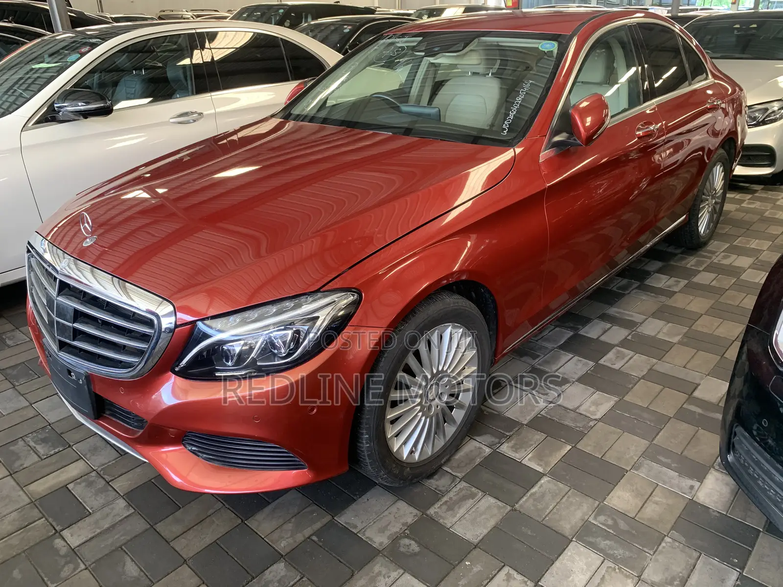 Mercedes-Benz C200 2015 Red
