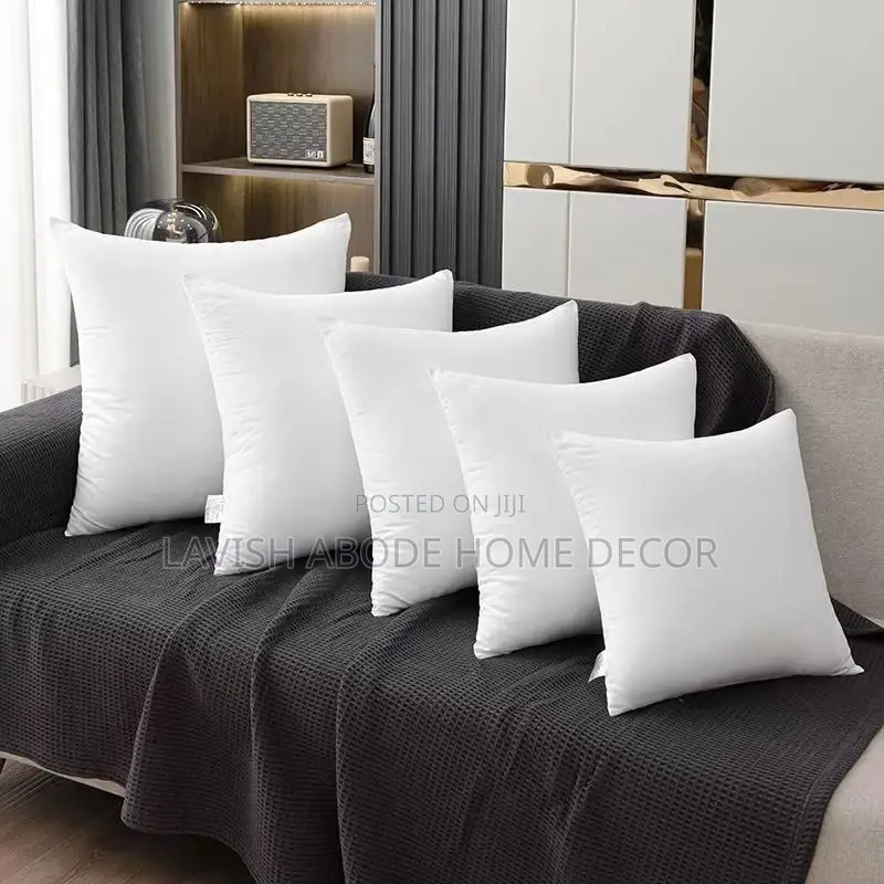 Fibre Filled Throw Pillows 18” X 18” With a Zip