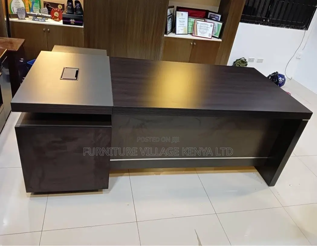 Office Desk:180cm L-Form Leadership Desk -Imported