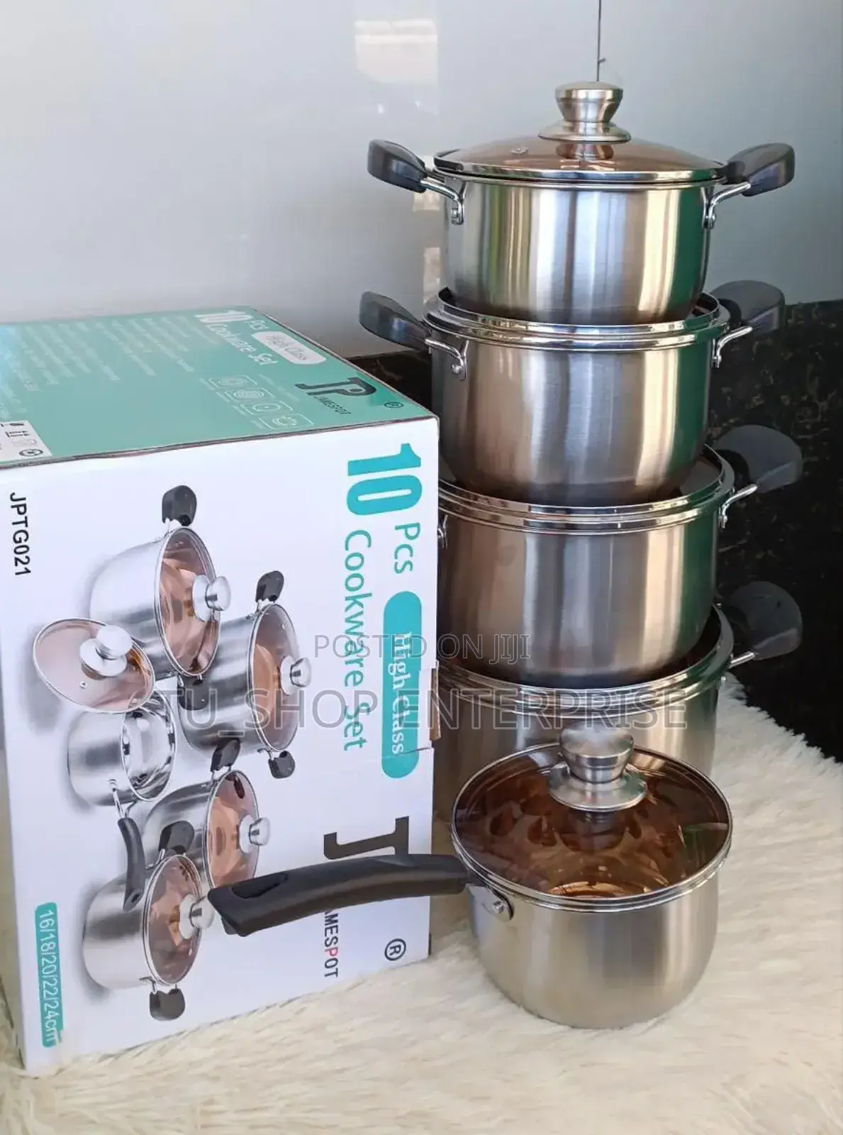 10 PCS Jp Stainless Cookware