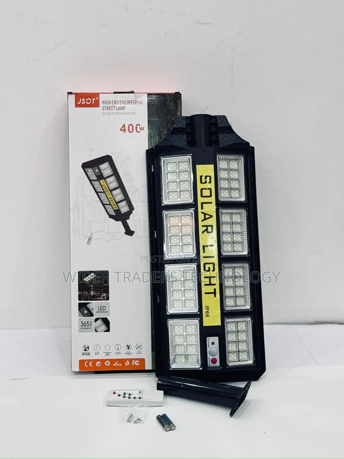 Jsot 400w Solar Street Light With Pole –