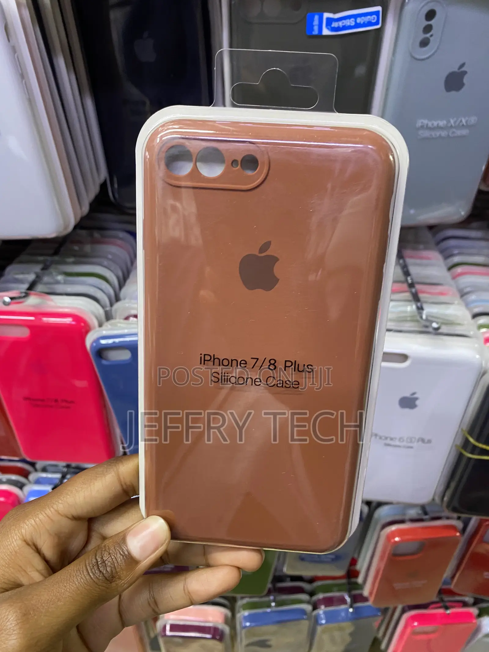 Jaholan Tpu Soft Rubber Silicone Phone Case for iPhone 7/8