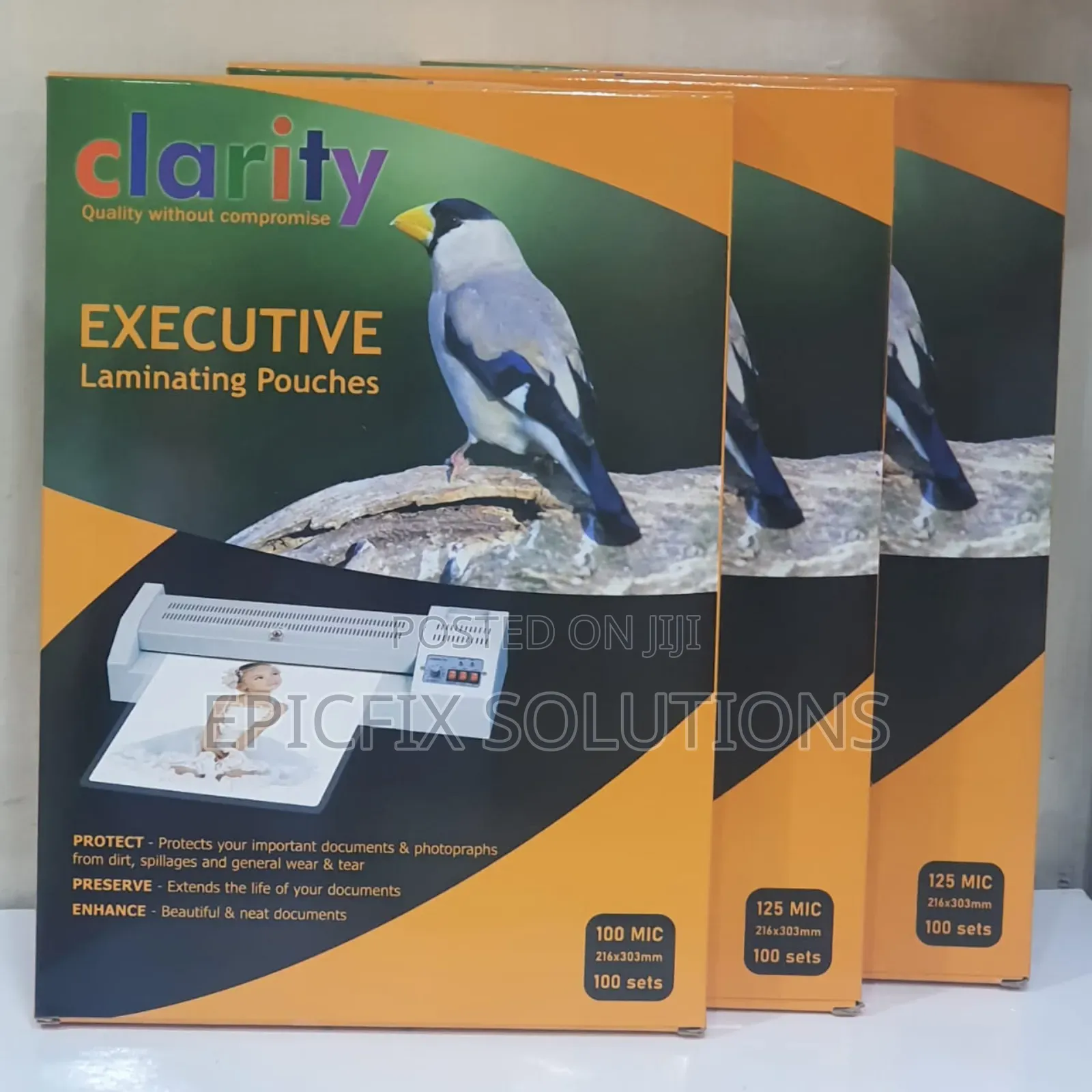 100 Set of Lamination Pouches A4