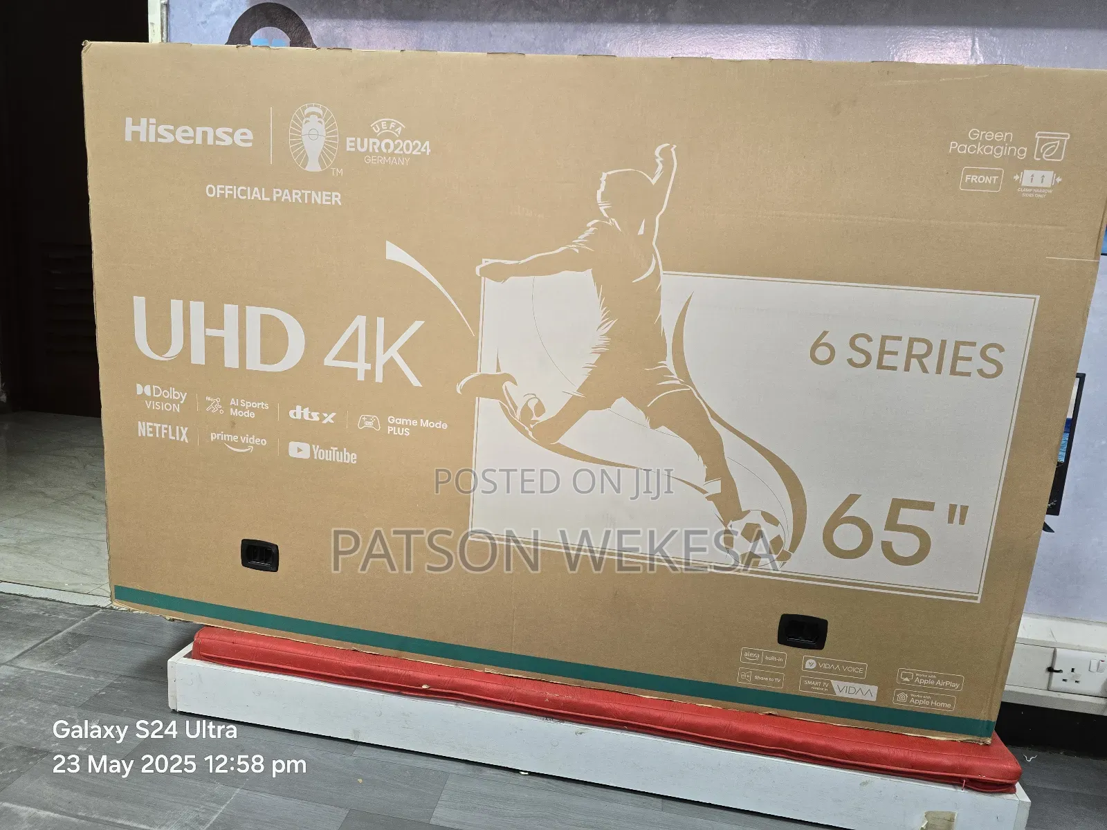 Hisense 65 Inch 65a6n (New 2025) Uhd Smart Frameless Tv