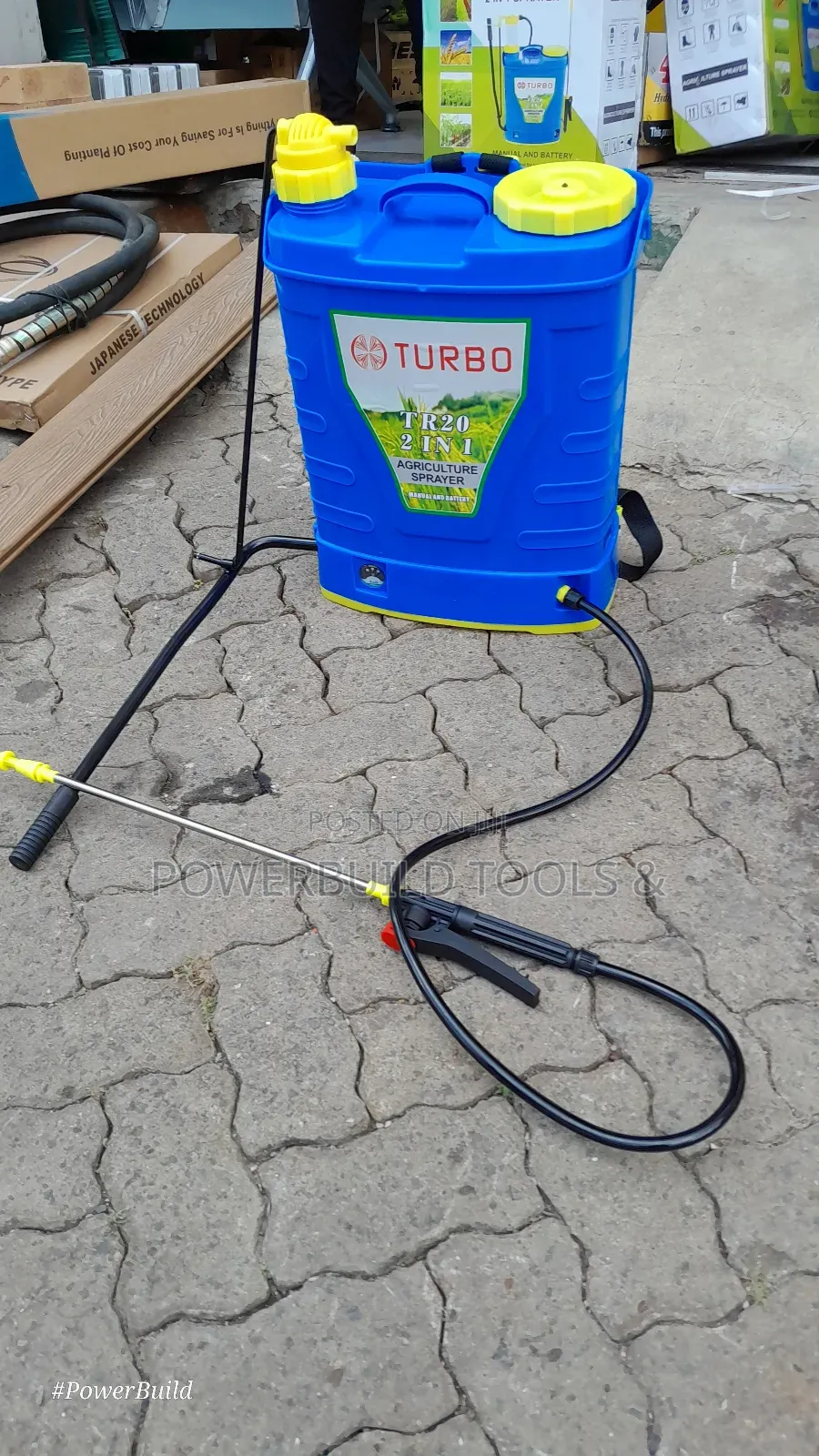 Turbo 2 in 1 Knapsack Sprayer Battery/Manual