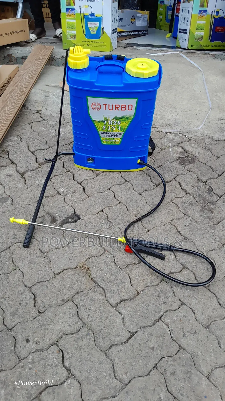 Turbo 2 in 1 Knapsack Sprayer Battery/Manual