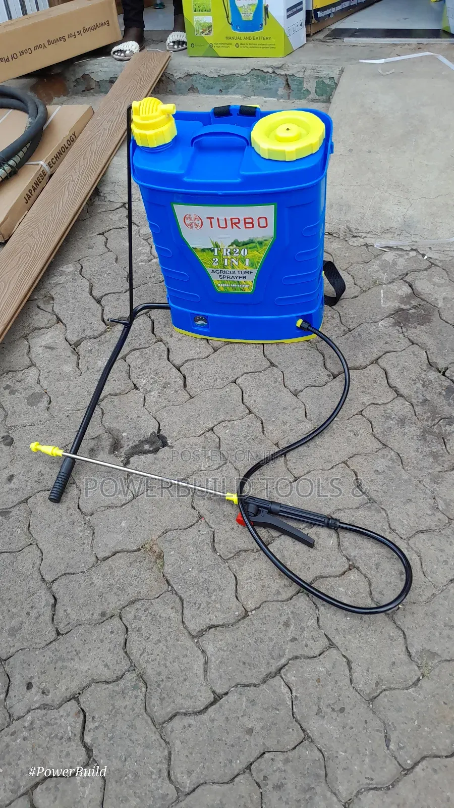 Turbo 2 in 1 Knapsack Sprayer Battery/Manual