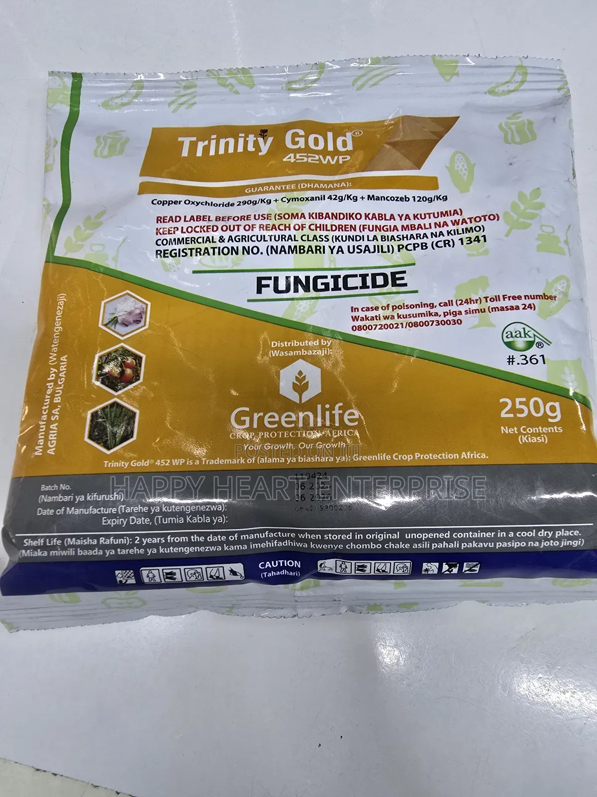 Trinity Gold 452wp Fungicide 250g