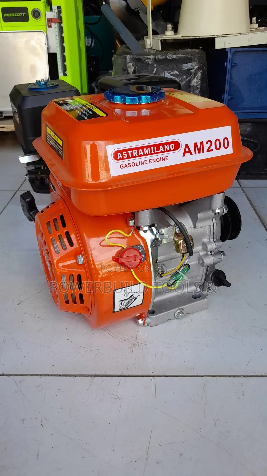 Am200 Gasoline Driven Engine With Pulley 7.5hp