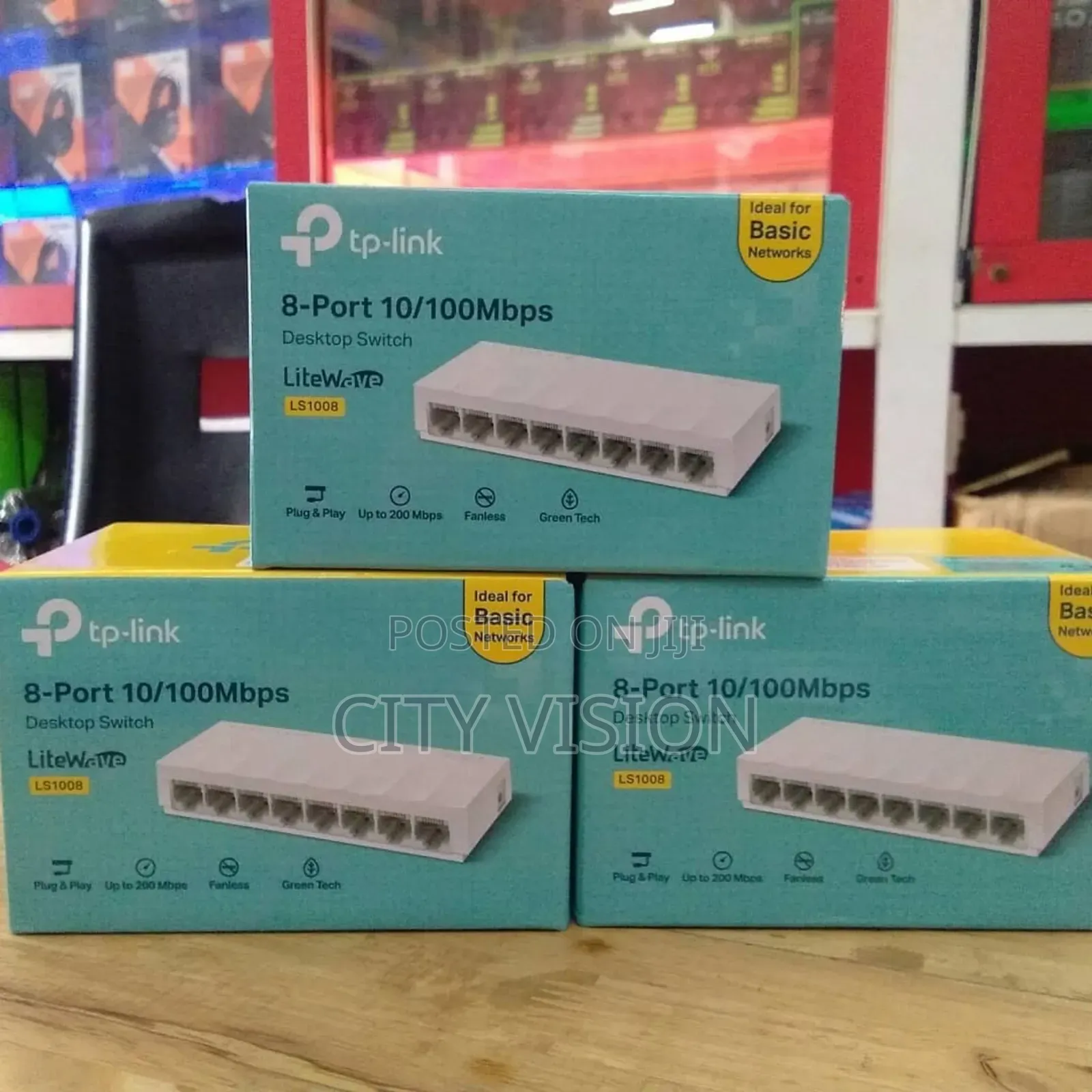 Tp-Link 8-Port 100mbps Desktop Switch - Tl-Ls1008