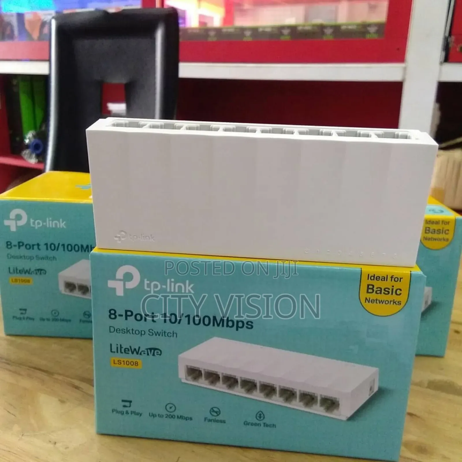 Tp-Link 8-Port 100mbps Desktop Switch - Tl-Ls1008