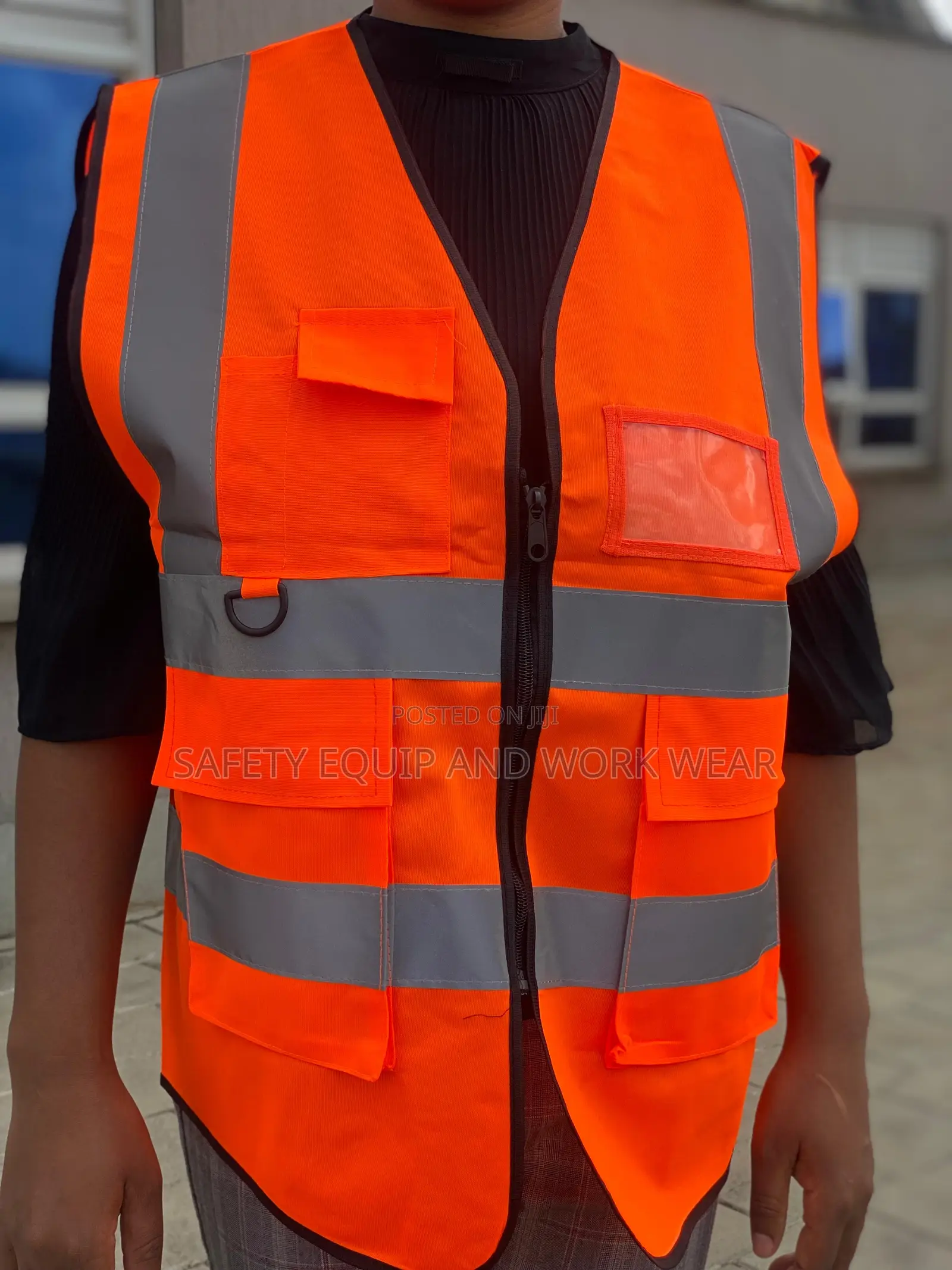Executive Reflector Vests Stitching For Durability.
