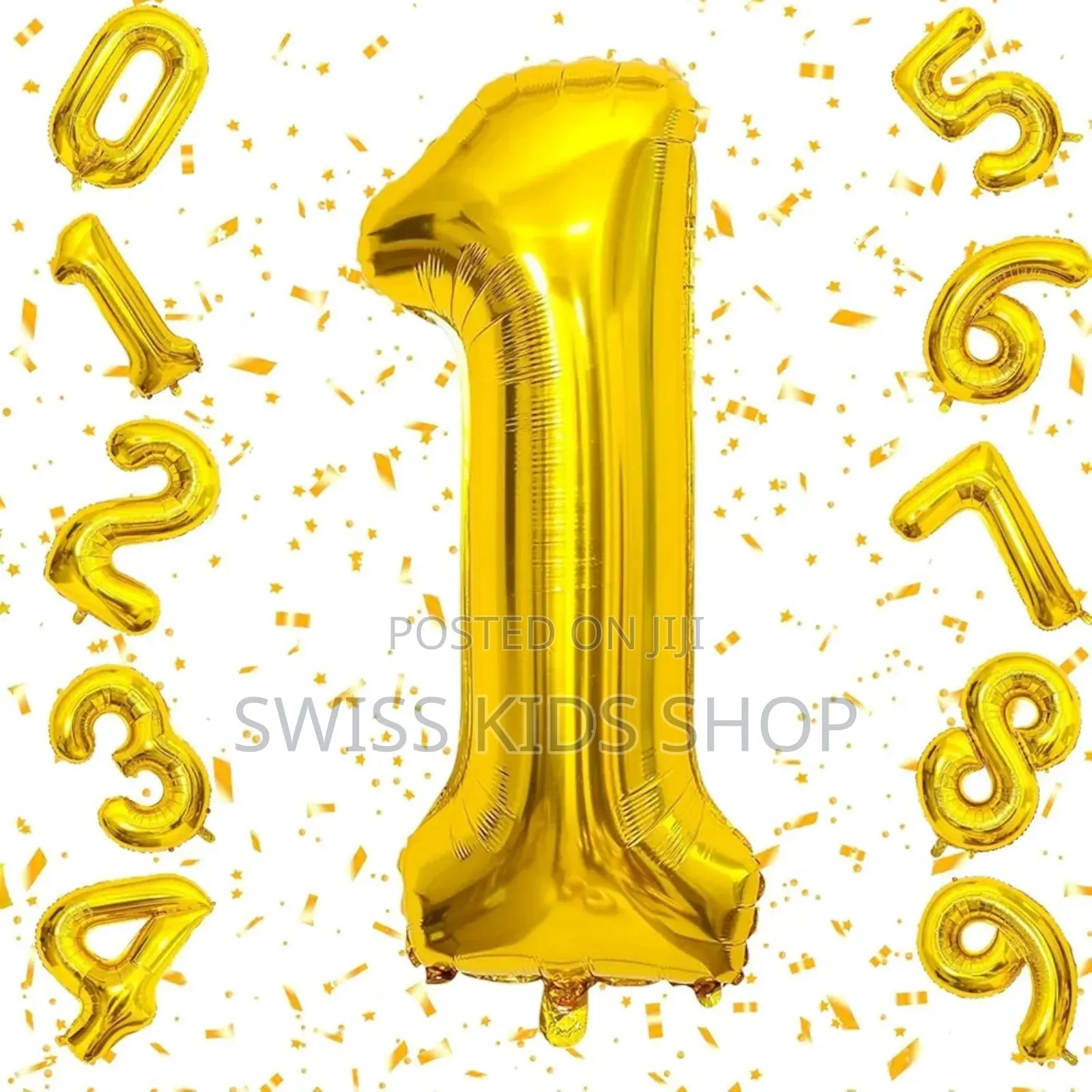 Birthday Foil Balloons Numbers