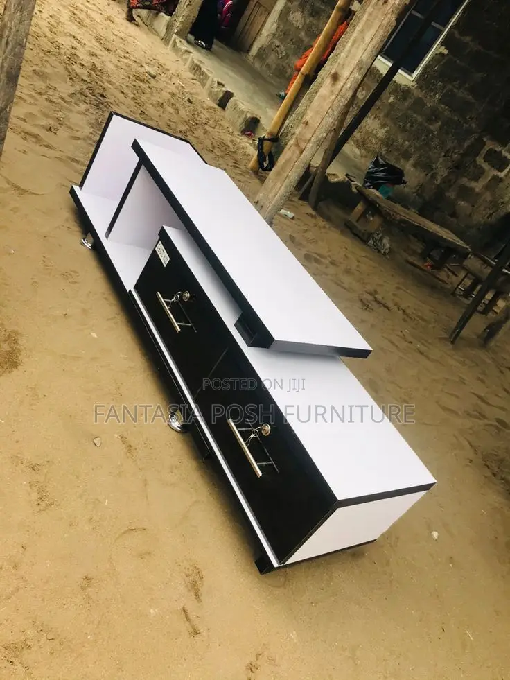 Chic Two-Tone Tv Stand
