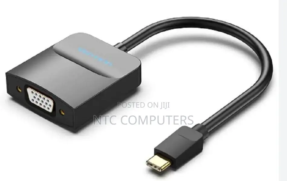 Vention Type-C to Vga Adapter 0.15m Black Abs Type