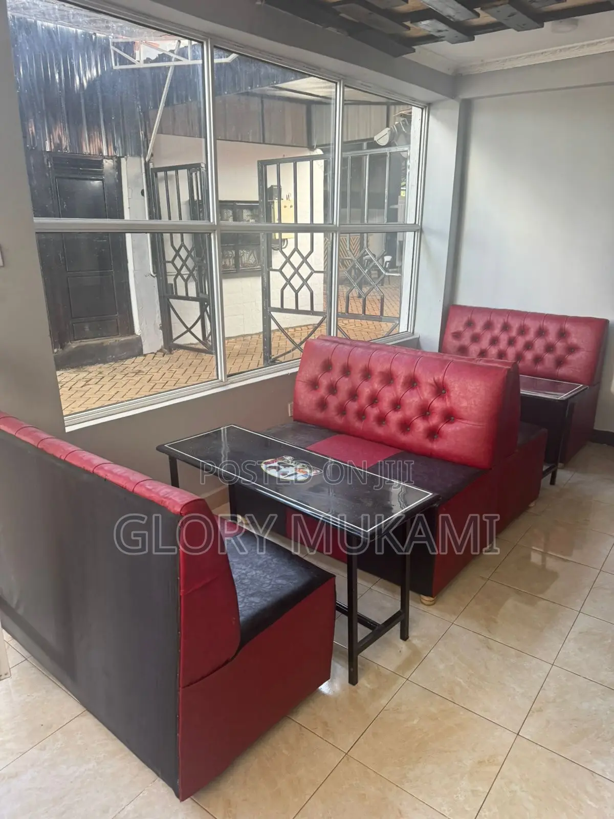 Restaurant And Bar Couches And Table