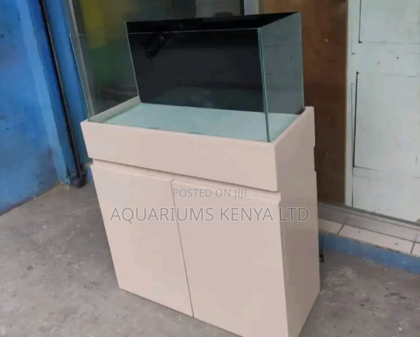 White Aquarium With Black Contrast for Sale