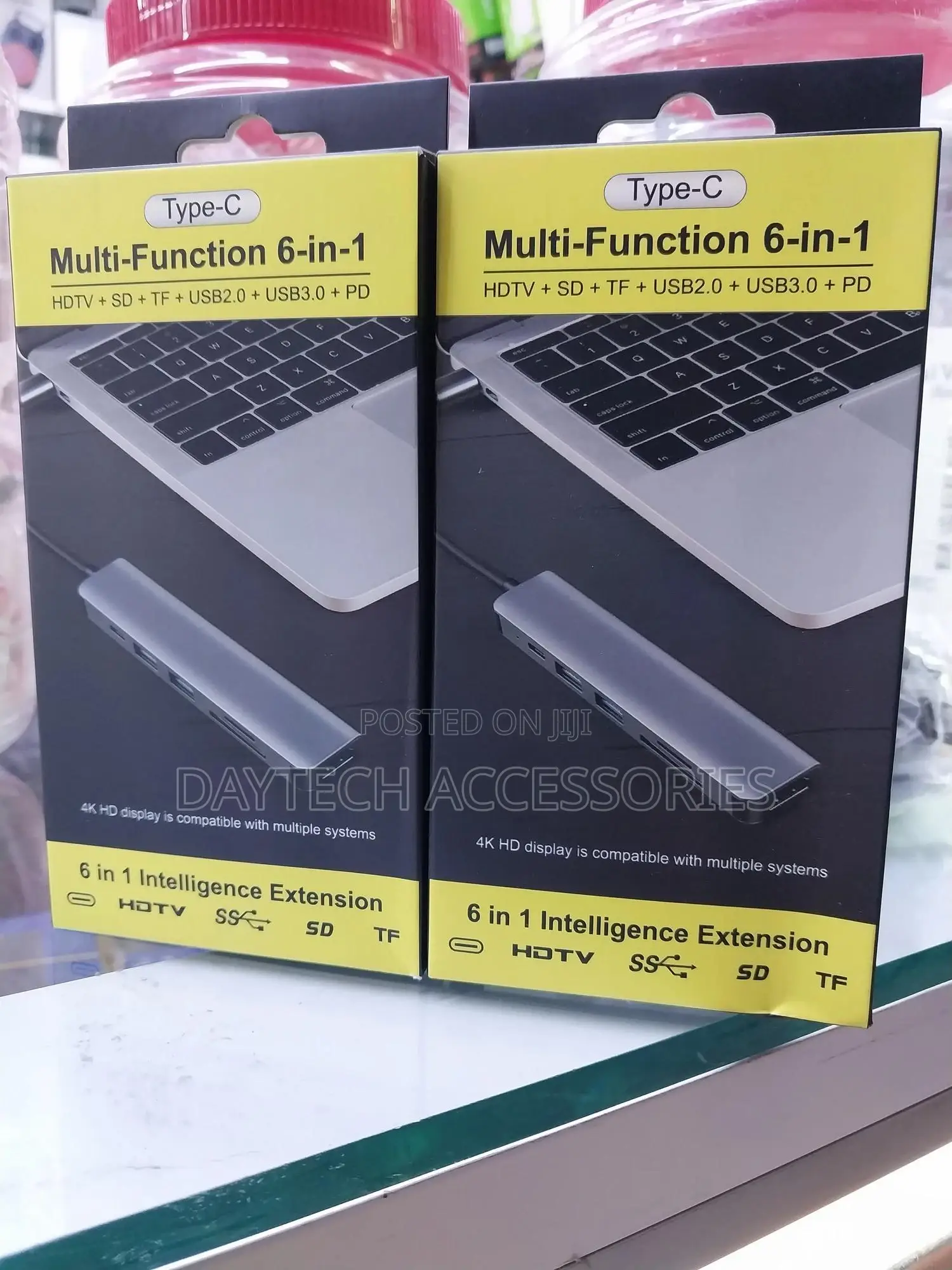 6-in-1 Usb C Hub 30hz Type C to Hdmi Adapter