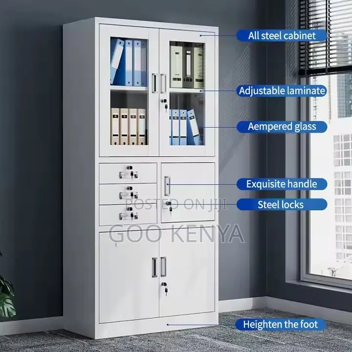 Office Cabinet ; Style Office Filing Cabinet With Glass Door