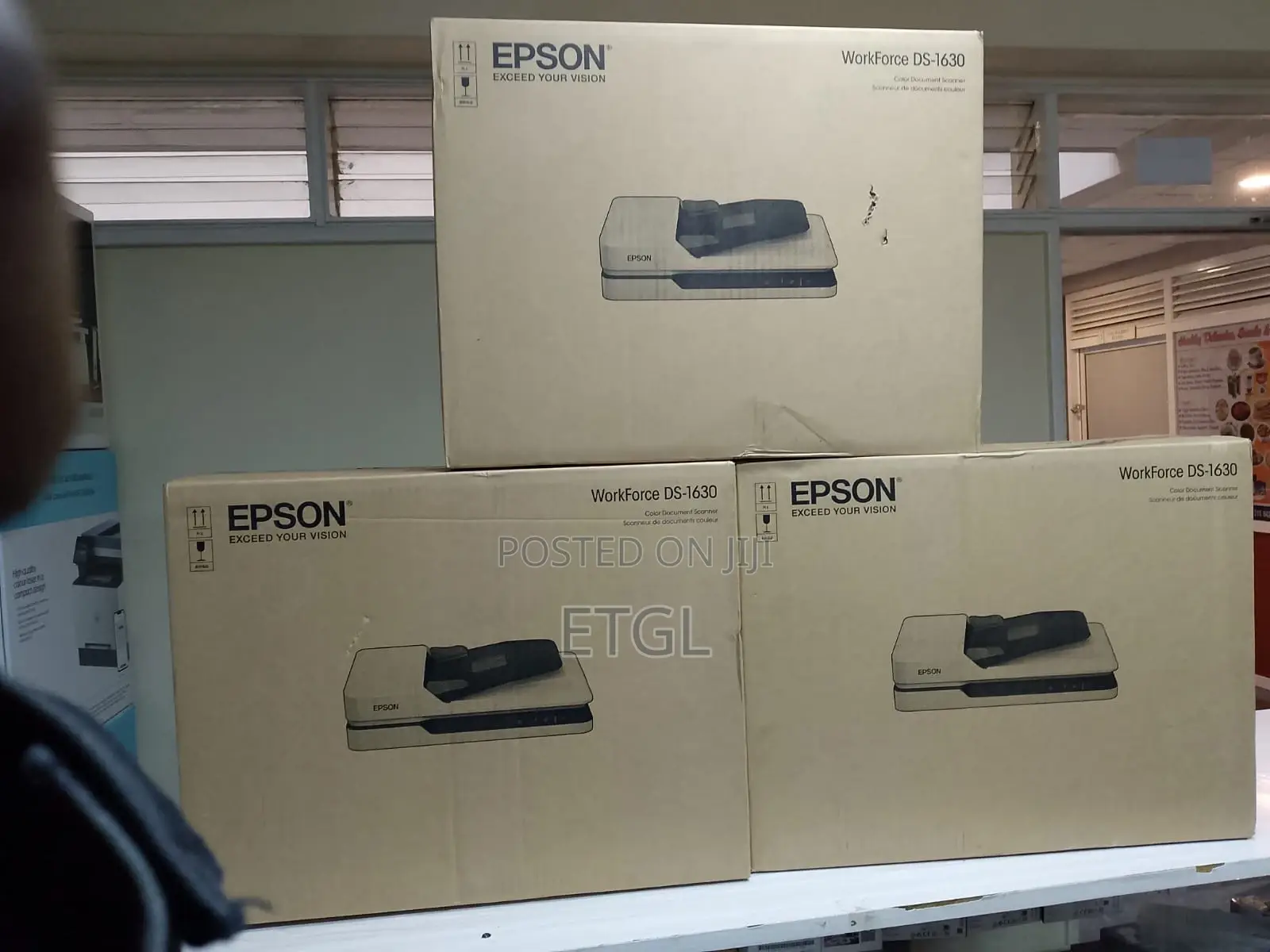Epson Ds-1630 Flatbed Color Document Scanner