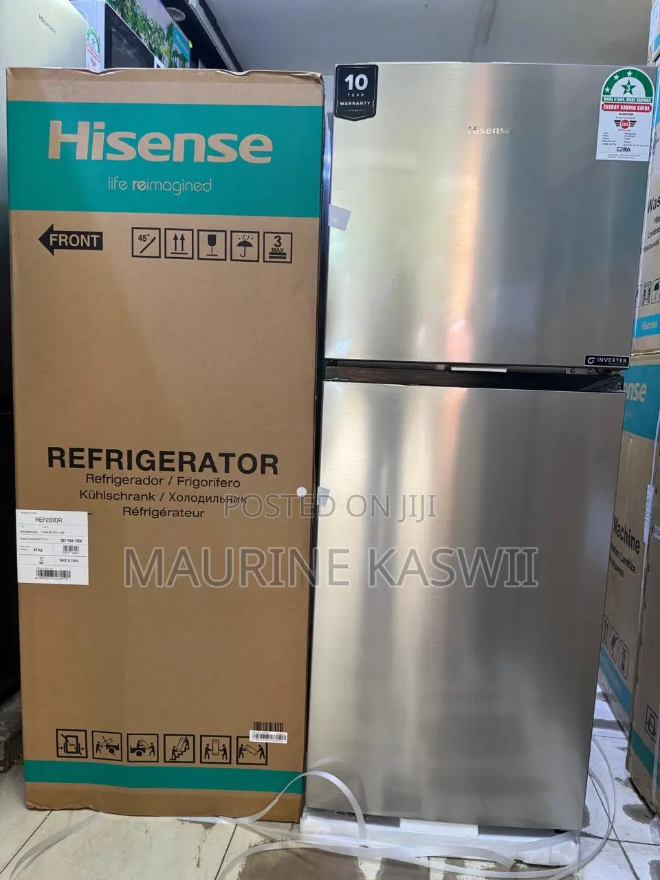 Hisense 203Liters No Frost Ref 203 Dr