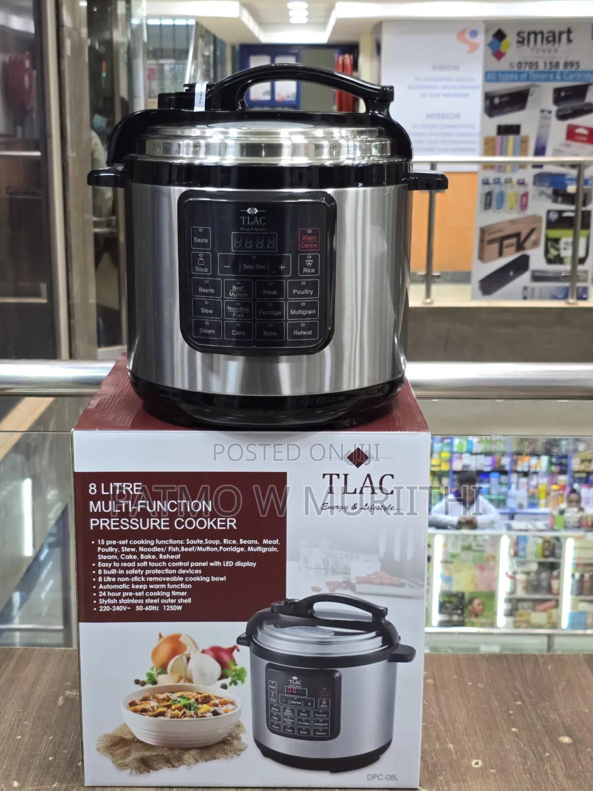 Electric Pressure Cooker 8l Tlac Electric Pressure