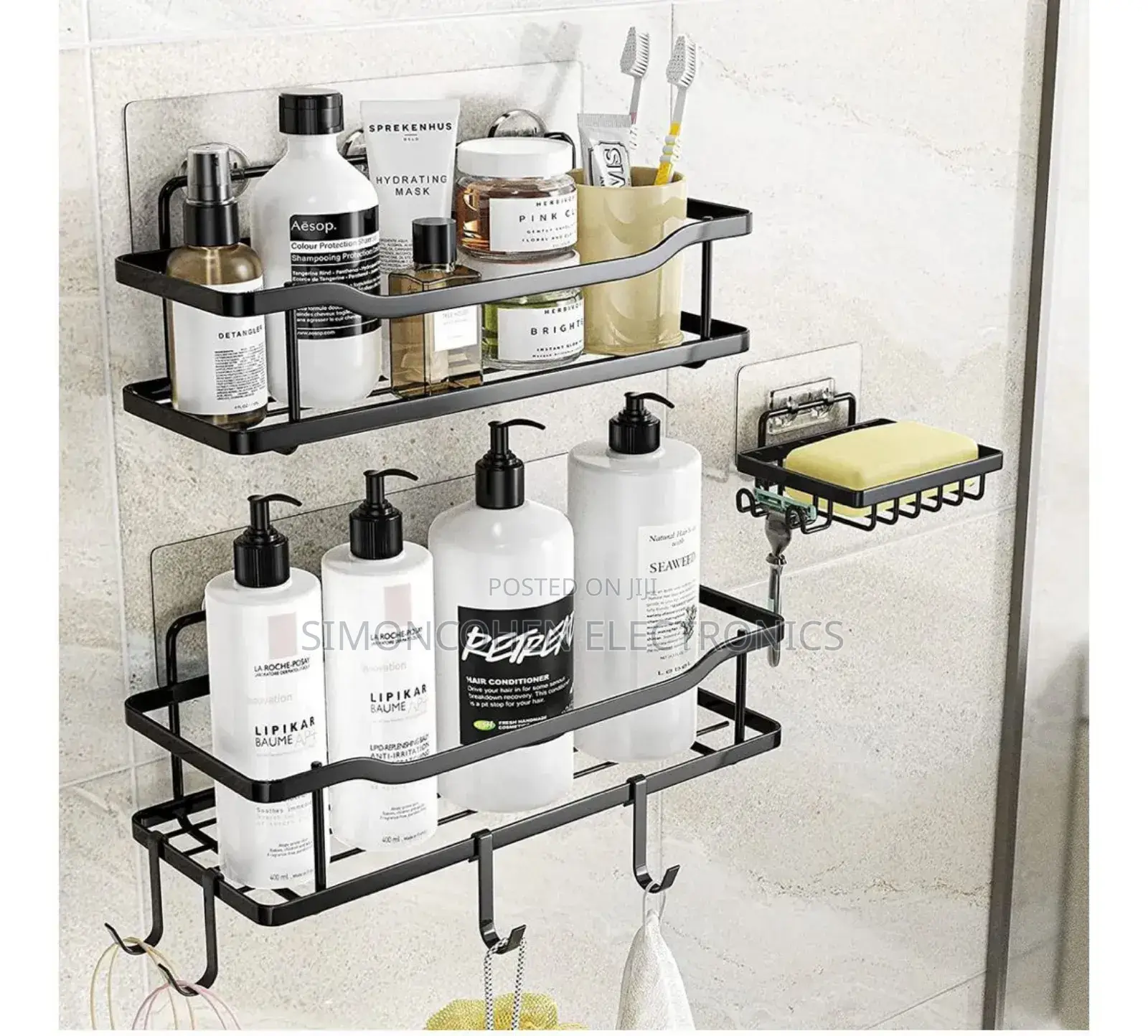 3pcs Shower Caddy Shelf/Organizer