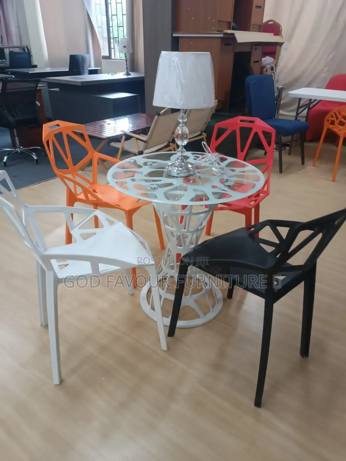 Colorful Stackable Outdoor Furniture Set/Dining Table Set J9