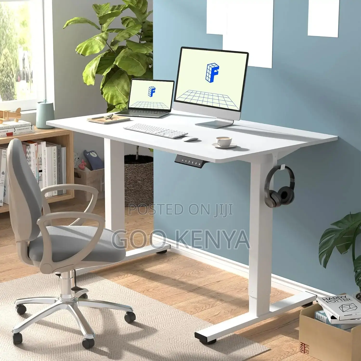 Office Desk ; Classic 120cm Electric Height Desk