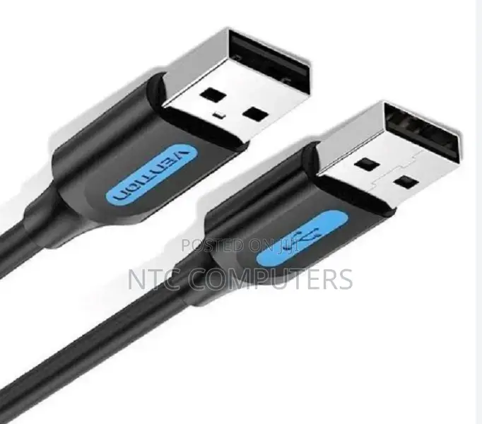 Vention Usb 2.0 a Male to a Male Cable 1.5m Black PVC Type