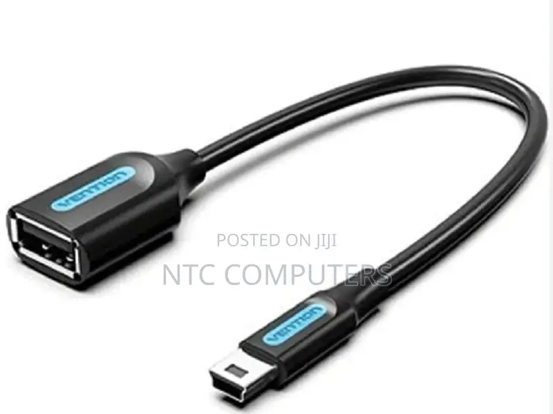 Vention Usb 2.0 Mini-B Male to a Female Otg Cable 0.15m