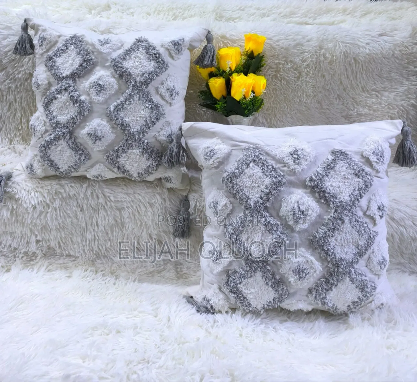 The Available Boho/Tufted Throw Pillow Covers
